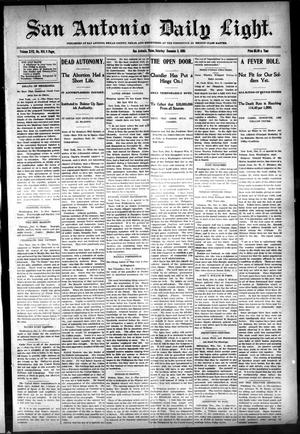 San Antonio Daily Light. (San Antonio, Tex.), Vol. 17, No. 303, Ed. 1 Saturday, December 3, 1898