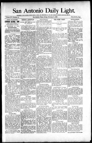 San Antonio Daily Light. (San Antonio, Tex.), Vol. 16, No. 33, Ed. 1 Friday, February 21, 1896