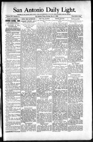 San Antonio Daily Light. (San Antonio, Tex.), Vol. 16, No. 43, Ed. 1 Monday, March 2, 1896