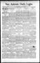 Newspaper: San Antonio Daily Light. (San Antonio, Tex.), Vol. 16, No. 44, Ed. 1 …