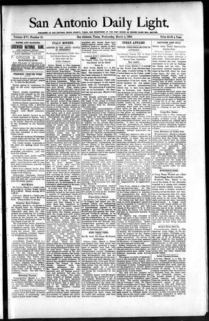 San Antonio Daily Light. (San Antonio, Tex.), Vol. 16, No. 45, Ed. 1 Wednesday, March 4, 1896