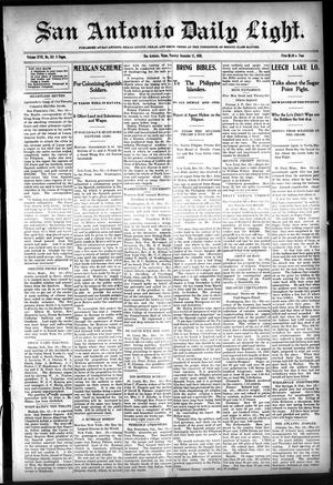 San Antonio Daily Light. (San Antonio, Tex.), Vol. 17, No. 313, Ed. 1 Tuesday, December 13, 1898