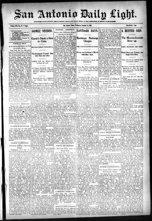 San Antonio Daily Light. (San Antonio, Tex.), Vol. 17, No. 314, Ed. 1 Wednesday, December 14, 1898