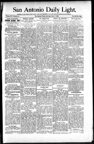 San Antonio Daily Light. (San Antonio, Tex.), Vol. 16, No. 48, Ed. 1 Saturday, March 7, 1896