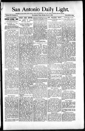 San Antonio Daily Light. (San Antonio, Tex.), Vol. 16, No. 50, Ed. 1 Monday, March 9, 1896