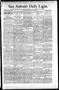Newspaper: San Antonio Daily Light. (San Antonio, Tex.), Vol. 16, No. 50, Ed. 1 …
