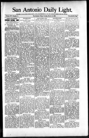 San Antonio Daily Light. (San Antonio, Tex.), Vol. 16, No. 51, Ed. 1 Tuesday, March 10, 1896