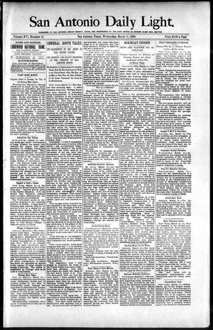 San Antonio Daily Light. (San Antonio, Tex.), Vol. 16, No. 52, Ed. 1 Wednesday, March 11, 1896
