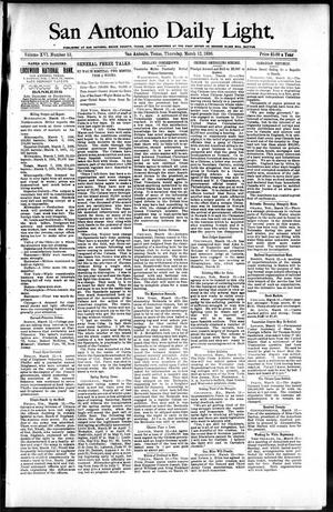 San Antonio Daily Light. (San Antonio, Tex.), Vol. 16, No. 53, Ed. 1 Thursday, March 12, 1896