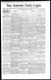 Newspaper: San Antonio Daily Light. (San Antonio, Tex.), Vol. 16, No. 55, Ed. 1 …