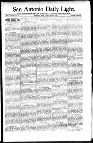 San Antonio Daily Light. (San Antonio, Tex.), Vol. 16, No. 58, Ed. 1 Tuesday, March 17, 1896