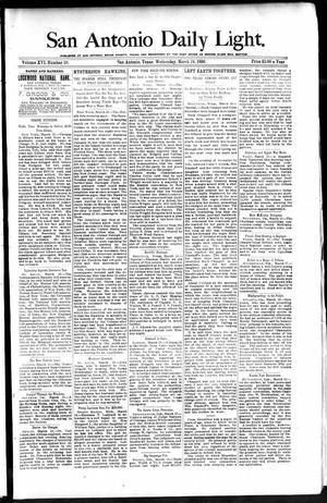 San Antonio Daily Light. (San Antonio, Tex.), Vol. 16, No. 59, Ed. 1 Wednesday, March 18, 1896
