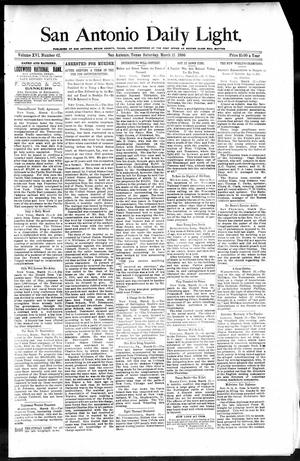 San Antonio Daily Light. (San Antonio, Tex.), Vol. 16, No. 62, Ed. 1 Saturday, March 21, 1896