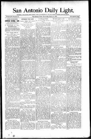 San Antonio Daily Light. (San Antonio, Tex.), Vol. 16, No. 66, Ed. 1 Wednesday, March 25, 1896