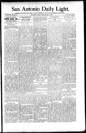 San Antonio Daily Light. (San Antonio, Tex.), Vol. 16, No. 68, Ed. 1 Friday, March 27, 1896