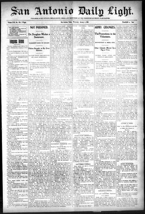 San Antonio Daily Light. (San Antonio, Tex.), Vol. 17, No. 334, Ed. 1 Wednesday, January 4, 1899