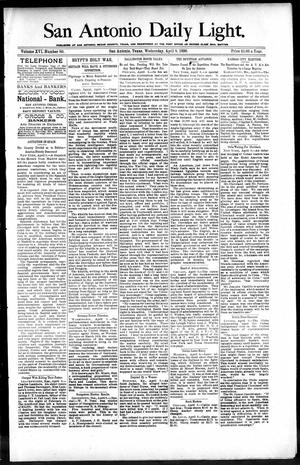 San Antonio Daily Light. (San Antonio, Tex.), Vol. 16, No. 80, Ed. 1 Wednesday, April 8, 1896