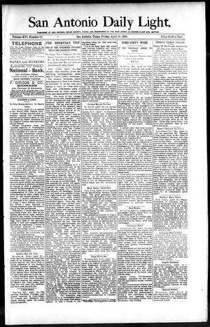 San Antonio Daily Light. (San Antonio, Tex.), Vol. 16, No. 82, Ed. 1 Friday, April 10, 1896