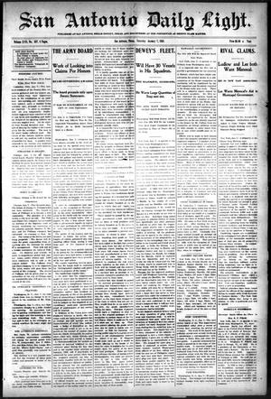 San Antonio Daily Light. (San Antonio, Tex.), Vol. 17, No. 337, Ed. 1 Saturday, January 7, 1899