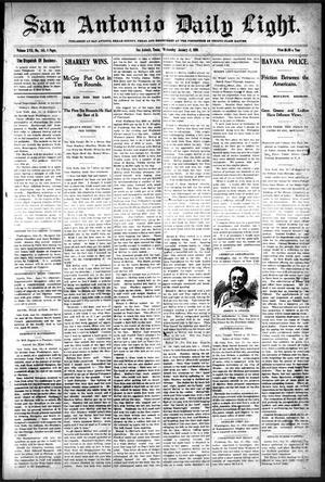 San Antonio Daily Light. (San Antonio, Tex.), Vol. 17, No. 341, Ed. 1 Wednesday, January 11, 1899