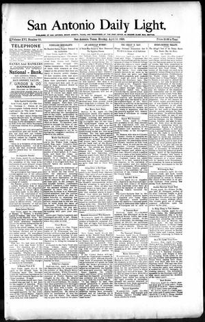 San Antonio Daily Light. (San Antonio, Tex.), Vol. 16, No. 85, Ed. 1 Monday, April 13, 1896