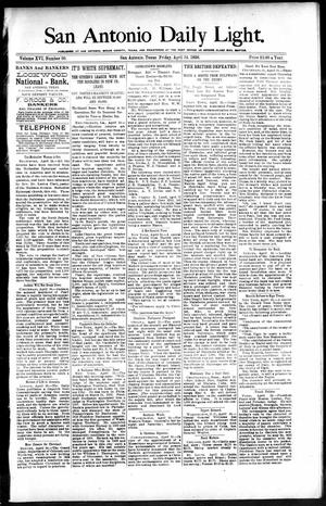 San Antonio Daily Light. (San Antonio, Tex.), Vol. 16, No. 96, Ed. 1 Friday, April 24, 1896