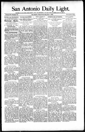 San Antonio Daily Light. (San Antonio, Tex.), Vol. 16, No. 108, Ed. 1 Wednesday, May 6, 1896