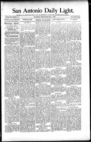 San Antonio Daily Light. (San Antonio, Tex.), Vol. 16, No. 113, Ed. 1 Monday, May 11, 1896