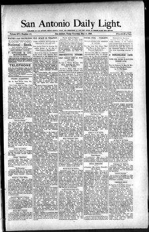 San Antonio Daily Light. (San Antonio, Tex.), Vol. 16, No. 116, Ed. 1 Thursday, May 14, 1896