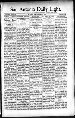 San Antonio Daily Light. (San Antonio, Tex.), Vol. 16, No. 120, Ed. 1 Monday, May 18, 1896