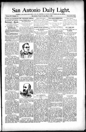 San Antonio Daily Light. (San Antonio, Tex.), Vol. 16, No. 121, Ed. 1 Tuesday, May 19, 1896