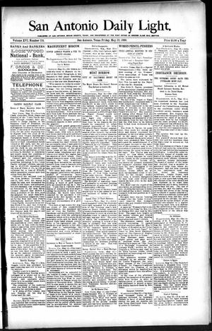 San Antonio Daily Light. (San Antonio, Tex.), Vol. 16, No. 124, Ed. 1 Friday, May 22, 1896