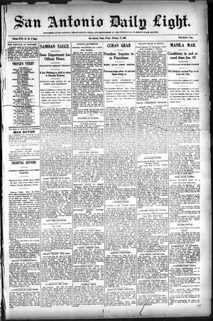 San Antonio Daily Light. (San Antonio, Tex.), Vol. 18, No. 22, Ed. 1 Friday, February 10, 1899