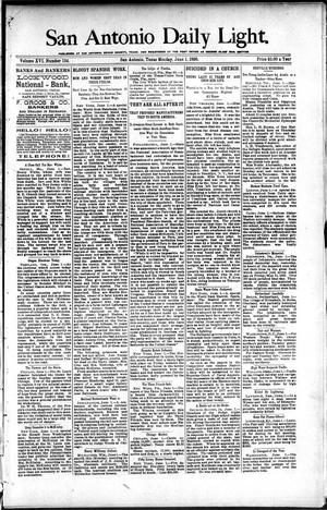 San Antonio Daily Light. (San Antonio, Tex.), Vol. 16, No. 134, Ed. 1 Monday, June 1, 1896