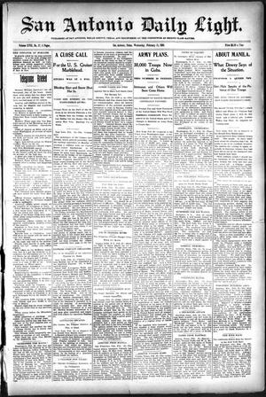 San Antonio Daily Light. (San Antonio, Tex.), Vol. 18, No. 27, Ed. 1 Wednesday, February 15, 1899
