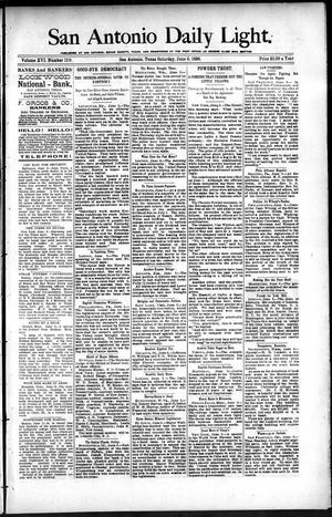 San Antonio Daily Light. (San Antonio, Tex.), Vol. 16, No. 139, Ed. 1 Saturday, June 6, 1896
