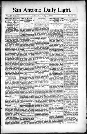 San Antonio Daily Light. (San Antonio, Tex.), Vol. 16, No. 142, Ed. 1 Tuesday, June 9, 1896