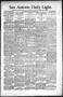 Newspaper: San Antonio Daily Light. (San Antonio, Tex.), Vol. 16, No. 142, Ed. 1…