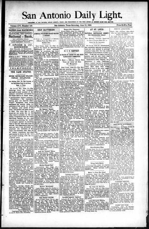 San Antonio Daily Light. (San Antonio, Tex.), Vol. 16, No. 146, Ed. 1 Saturday, June 13, 1896