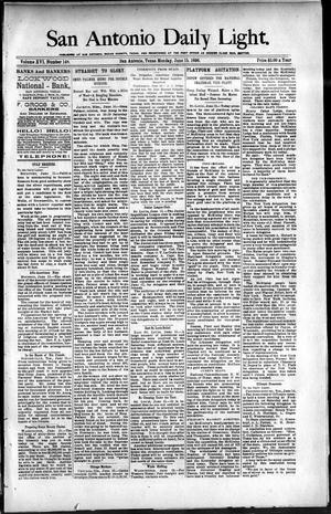 San Antonio Daily Light. (San Antonio, Tex.), Vol. 16, No. 148, Ed. 1 Monday, June 15, 1896