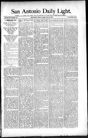San Antonio Daily Light. (San Antonio, Tex.), Vol. 16, No. 149, Ed. 1 Tuesday, June 16, 1896