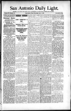 San Antonio Daily Light. (San Antonio, Tex.), Vol. 16, No. 150, Ed. 1 Wednesday, June 17, 1896