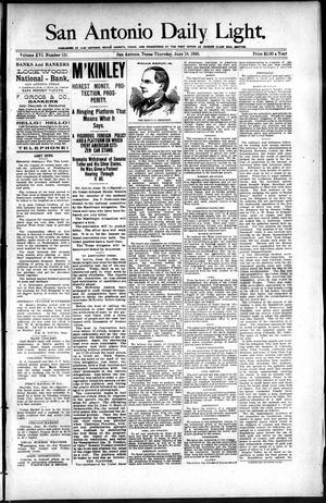 San Antonio Daily Light. (San Antonio, Tex.), Vol. 16, No. 151, Ed. 1 Thursday, June 18, 1896