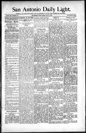 San Antonio Daily Light. (San Antonio, Tex.), Vol. 16, No. 152, Ed. 1 Friday, June 19, 1896