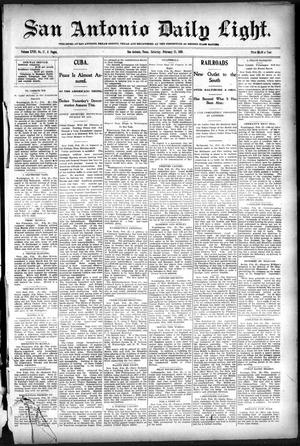 San Antonio Daily Light. (San Antonio, Tex.), Vol. 18, No. 37, Ed. 1 Saturday, February 25, 1899