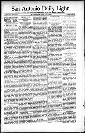 San Antonio Daily Light. (San Antonio, Tex.), Vol. 16, No. 155, Ed. 1 Monday, June 22, 1896