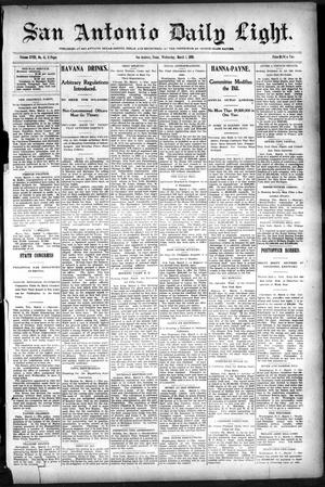 San Antonio Daily Light. (San Antonio, Tex.), Vol. 18, No. 41, Ed. 1 Wednesday, March 1, 1899