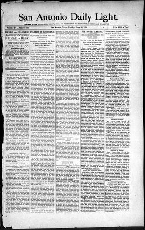 San Antonio Daily Light. (San Antonio, Tex.), Vol. 16, No. 163, Ed. 1 Tuesday, June 30, 1896