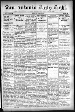 San Antonio Daily Light. (San Antonio, Tex.), Vol. 18, No. 46, Ed. 1 Monday, March 6, 1899