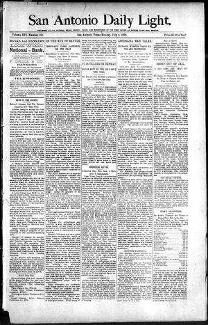 San Antonio Daily Light. (San Antonio, Tex.), Vol. 16, No. 168, Ed. 1 Monday, July 6, 1896